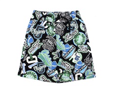 Name It black printet sweatshorts